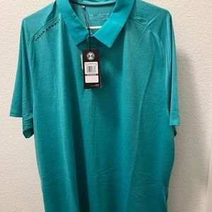 Men’s Big And Tall Under Armour Men's 2XL Heat Gear Loose Fit Golf Polo